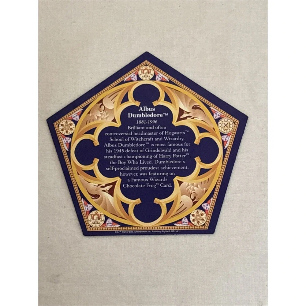 Warner Bros Harry Potter Chocolate Frog Trading Cards Collectible Tin Box Set